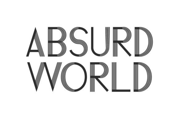 Absurd World: A Display Font with Editorial Edge
