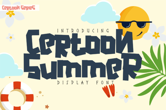 Certoon Summer: A Display Font That Ignites Summer Campaigns