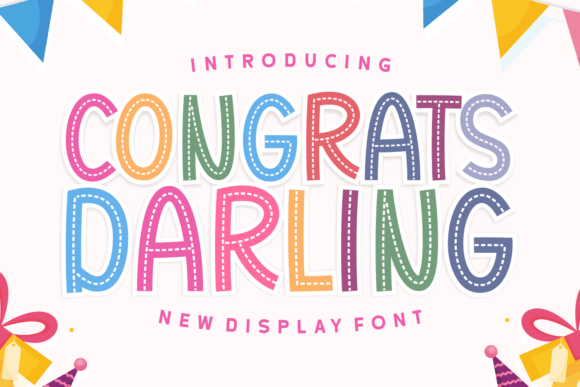 Congrats Darling: A Friendly Display Font for Web Design