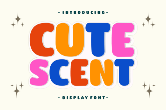 Cute Scent: A Display Font That Turns Headlines Into Hooks