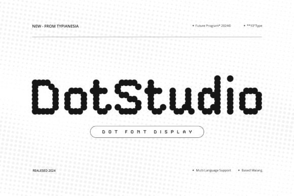 Dotstudio: A Bold Display Font for Scroll-Stopping Marketing