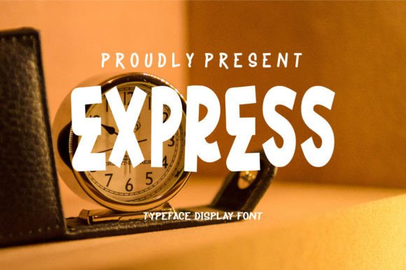 Express: A Playful Display Font with Editorial Charm