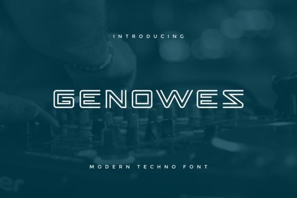 Genowes: A Bold, Playful Display Font for Handmade Brands
