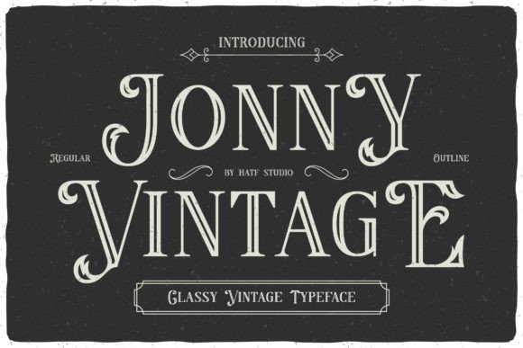 Jonny: A Display Font That Anchors Campaigns With Vintage Charm