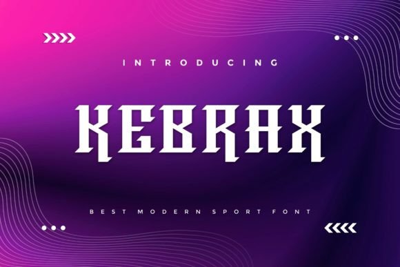 Kebrax: A Bold, Playful Display Font That Elevates Your Brand