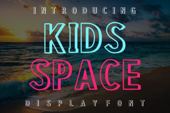 Kids Space: A Friendly, Polished Display Font for Small Business Branding