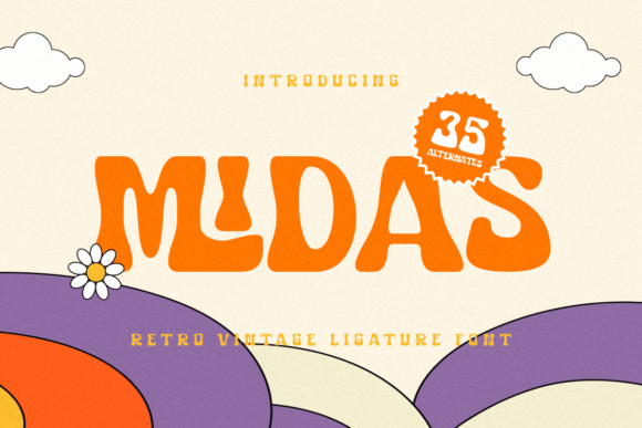 Midas: A Retro Display Font That Elevates Your Brand