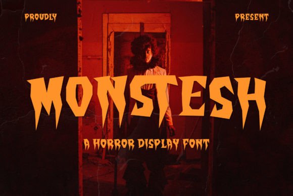 Monstesh: A Horror Display Font That Gives Your Brand Edge
