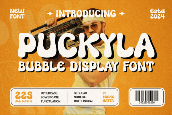 Puckyla: A Friendly Display Font for Small Business Branding