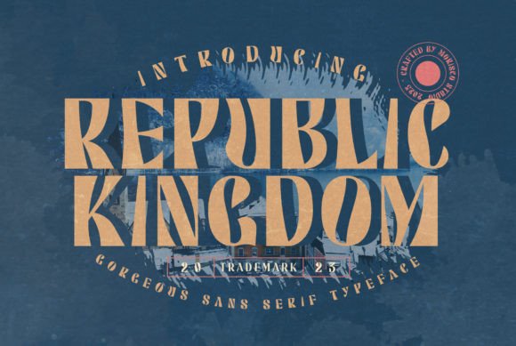 Republic Kingdom: A Display Font That Holds Its Own in Real Branding