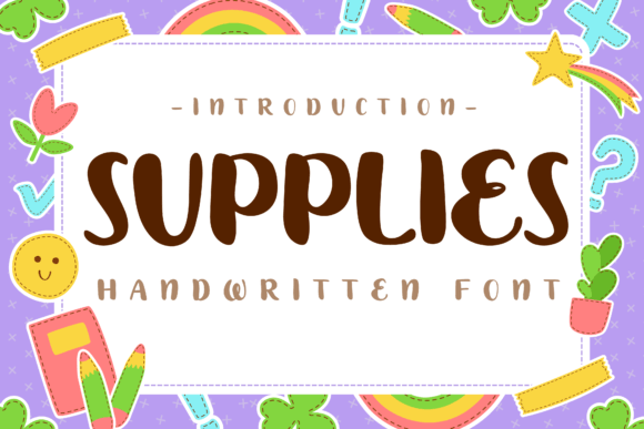 Supplies Handwritten Font for Scroll-Stopping Marketing