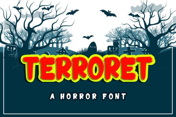Terroret Display Font for Handmade & Printable Creations