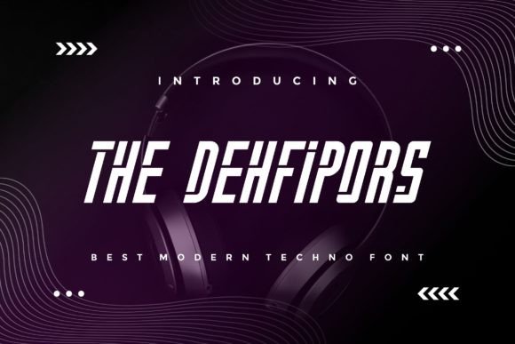 The Dehfipors Display Font for Handmade Creators