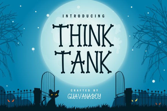 Think Tank: A Joyful Display Font for Campaign Headlines