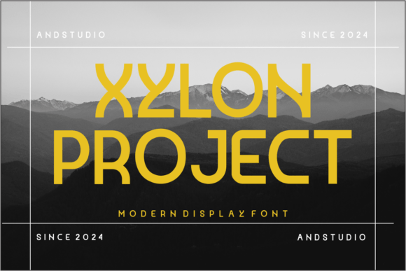 Xylon Project: A Modern Display Font for Digital Design